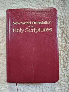 New World Translation Holy Scriptures 2006 Printing Pocket Bible Burgundy Gilt